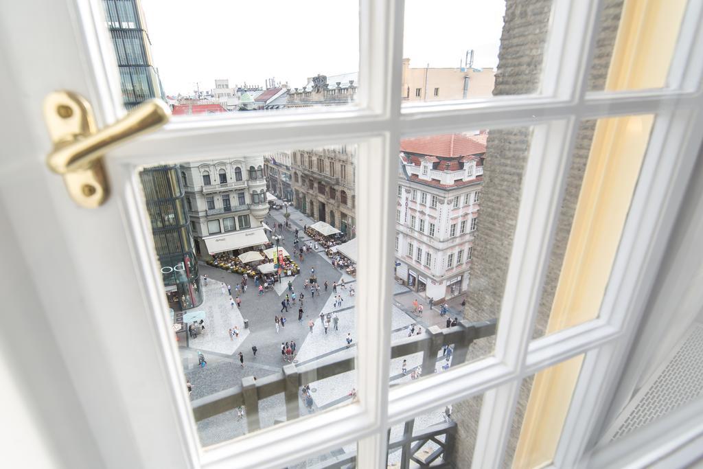 Merchants Crown Suites And Spa Prague Exterior photo View from the window of a room at the hotel