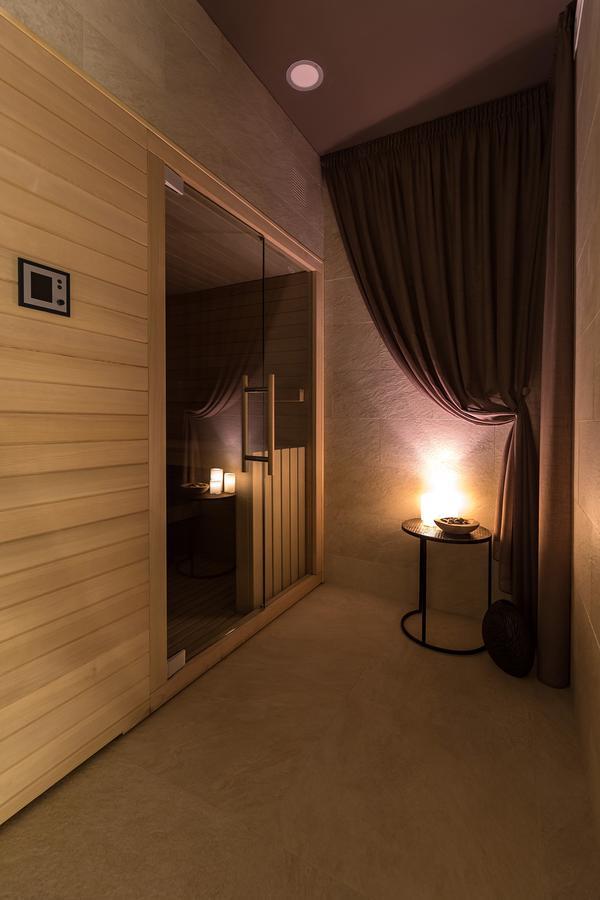Merchants Crown Suites And Spa Prague Exterior photo A modern Finnish sauna